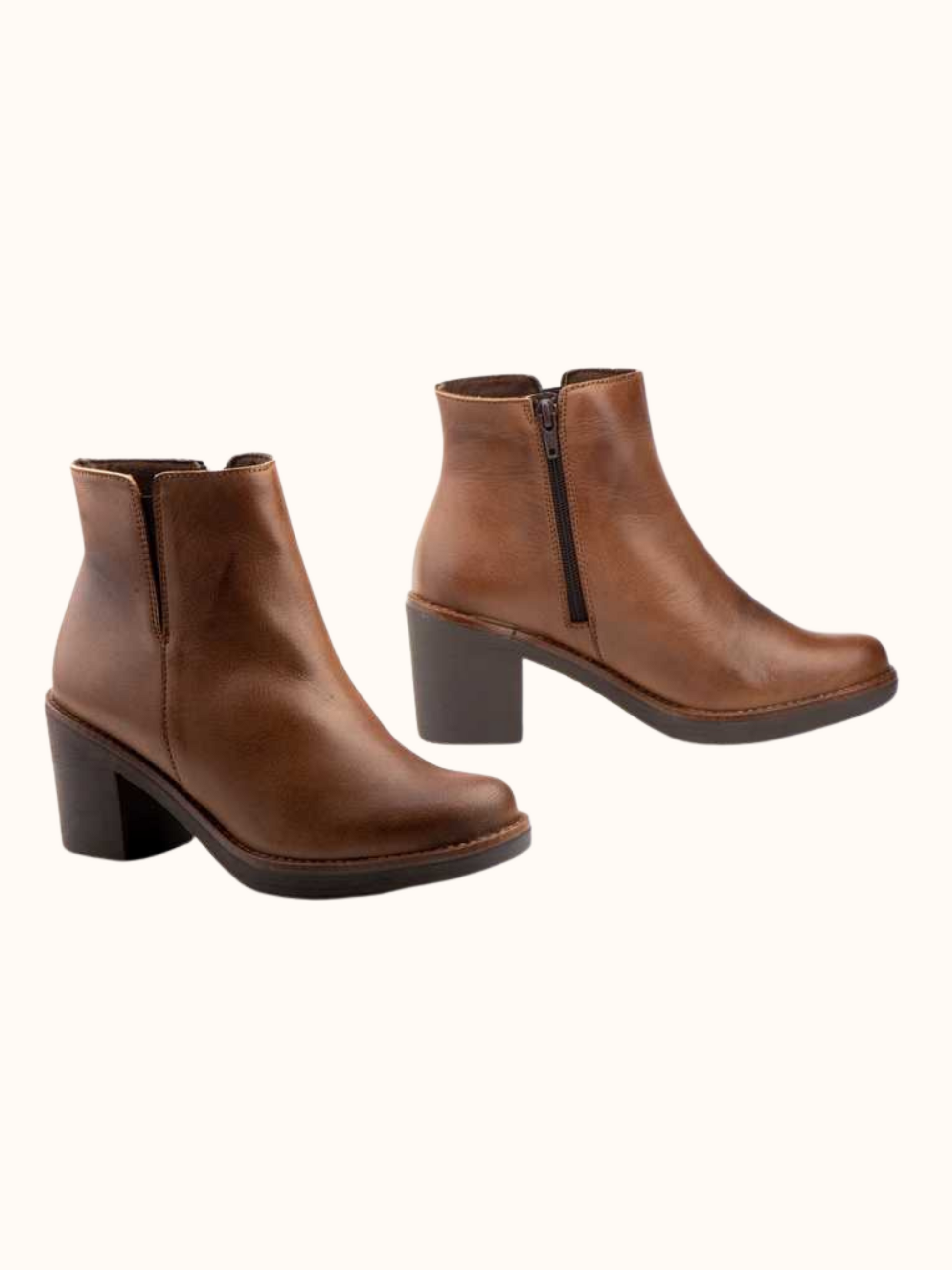 AURIELLE - Botín para mujer en cuero