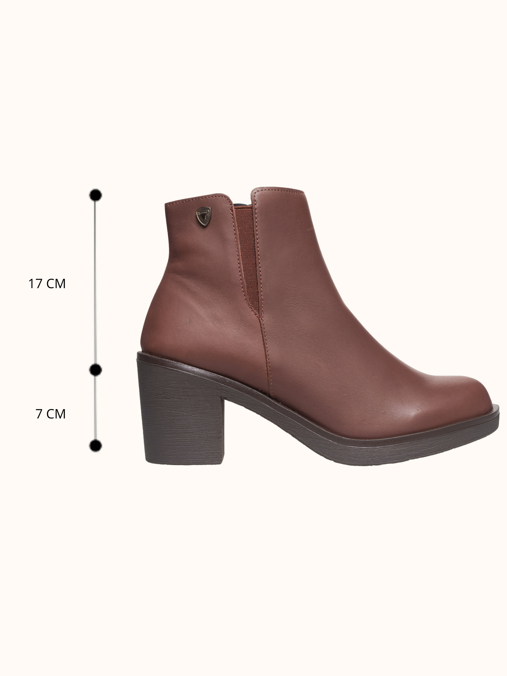 AURIELLE - Botín para mujer en cuero