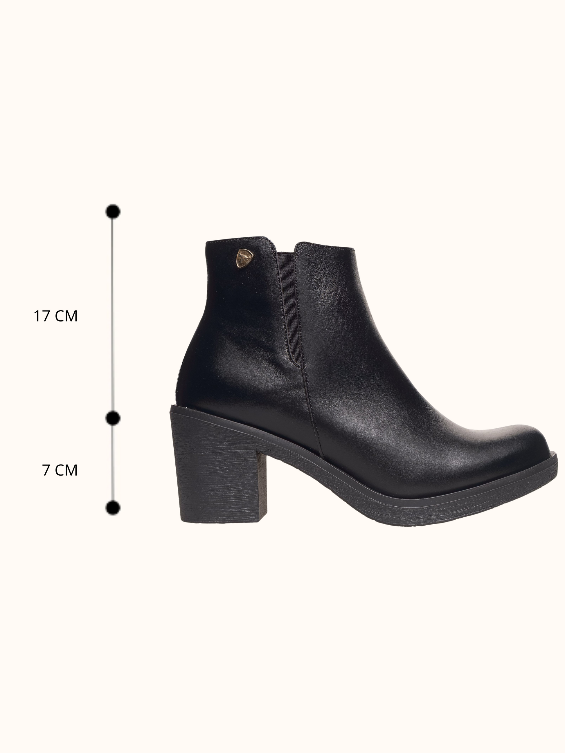 AURIELLE - Botín para mujer en cuero